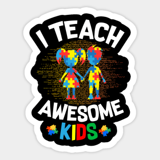 I TEACH AWESOME Sticker